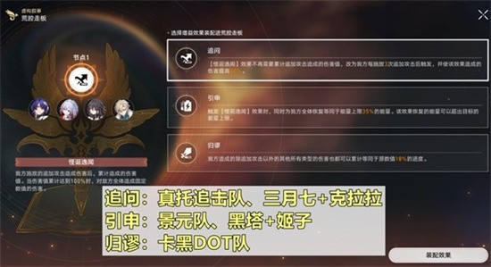 崩坏星穹铁道2.1虚构叙事第二期追击队如何通关2.1虚构叙事第二期追击队玩法