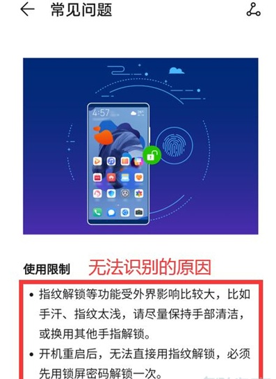 华为p40指纹识别不了怎么办华为p40指纹无法识别解决方法