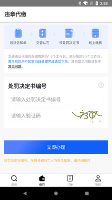 违章查询代缴截图5