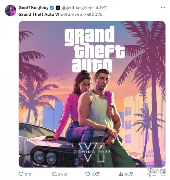 游侠早报：GTA6发售时间！龙腾世纪：审判喜加一