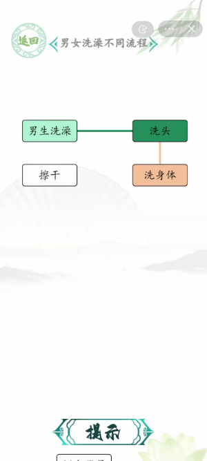 汉字找茬王男女洗澡关卡怎么通关的