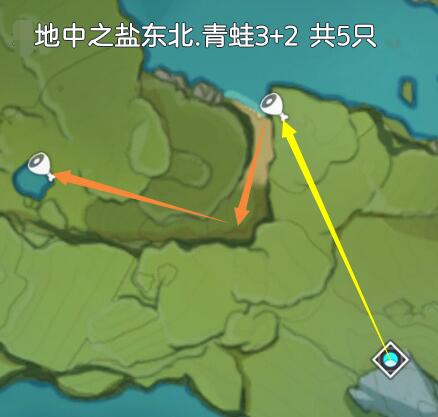 原神青蛙采集点位置攻略