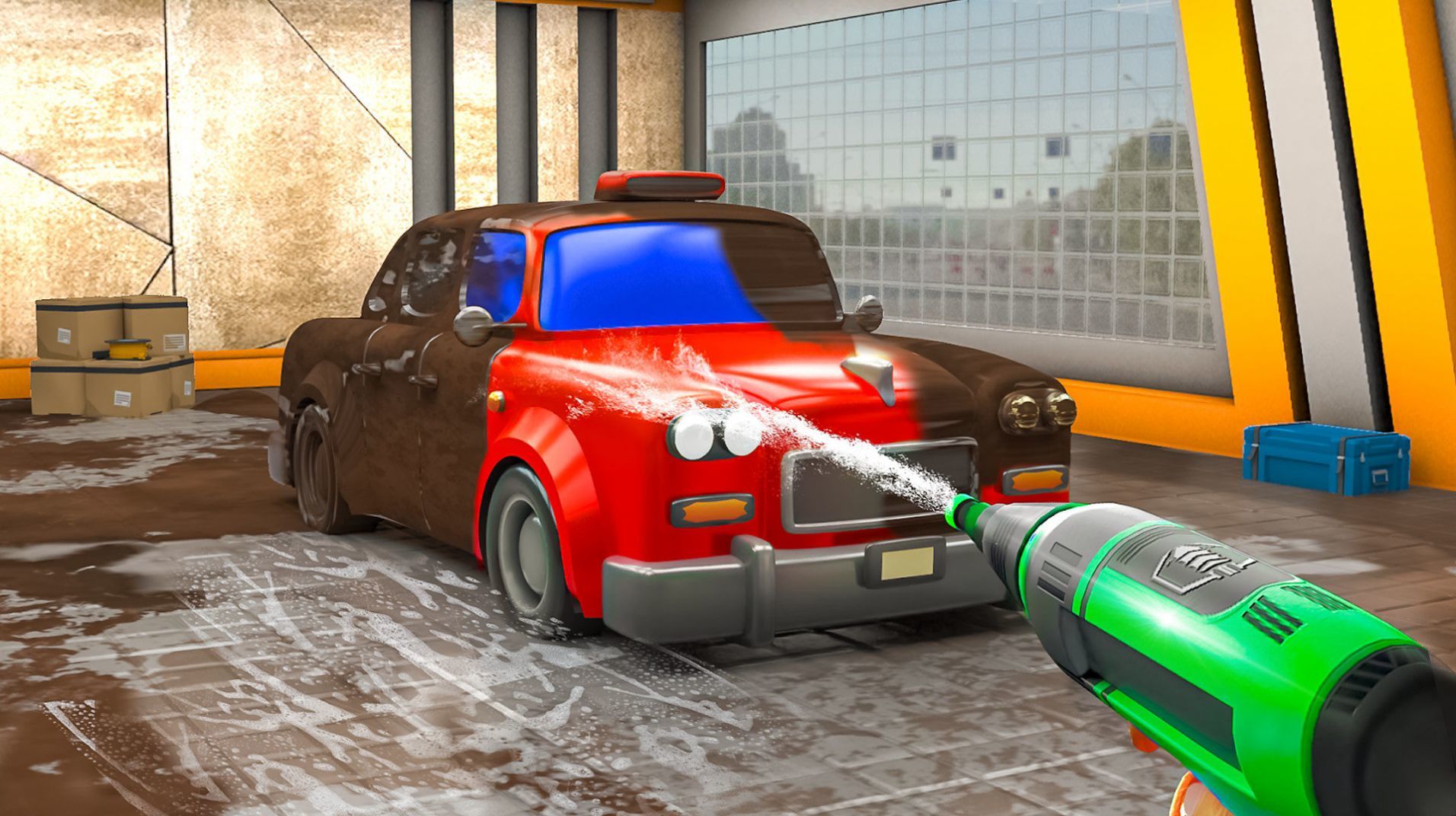 高压水枪洗车模拟器游戏图5