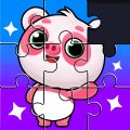 kidspuzzlegamespiggypanda