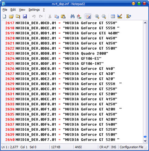 WinXP系统NvidiaGT520M-540M独立显卡驱动安装