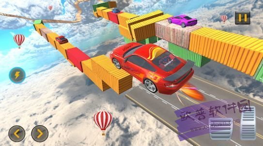 不可能的轨道车特技ImpossibleTrackCarStuntGame截图2