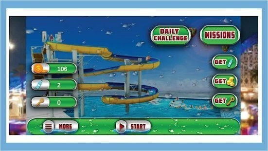 水滑梯冲刺3DWaterSlideRace截图2