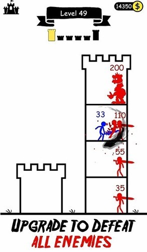 火柴人战争英雄塔防无限金币版安卓版图2