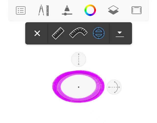 sketchbook妙笔生花怎么画辅助线导向工具的使用方法