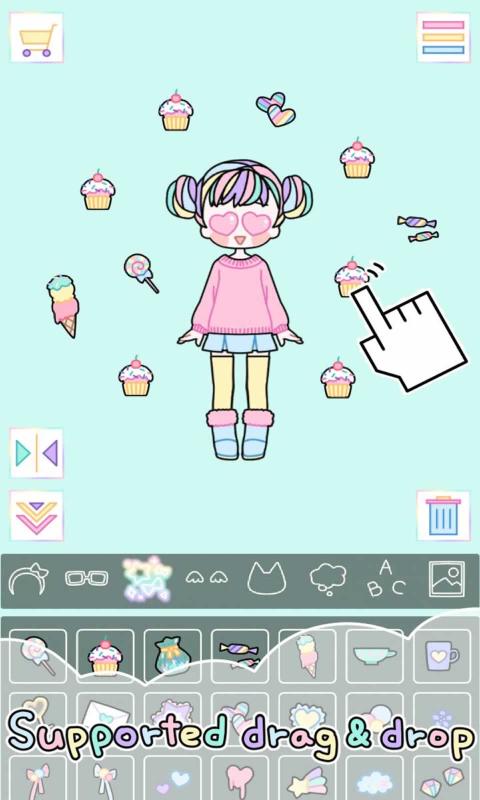 粉彩女孩色彩少女图5