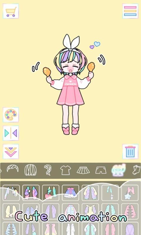 粉彩女孩色彩少女图6