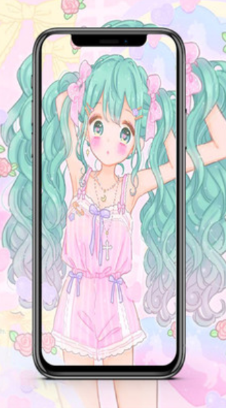 粉彩女孩色彩少女图3