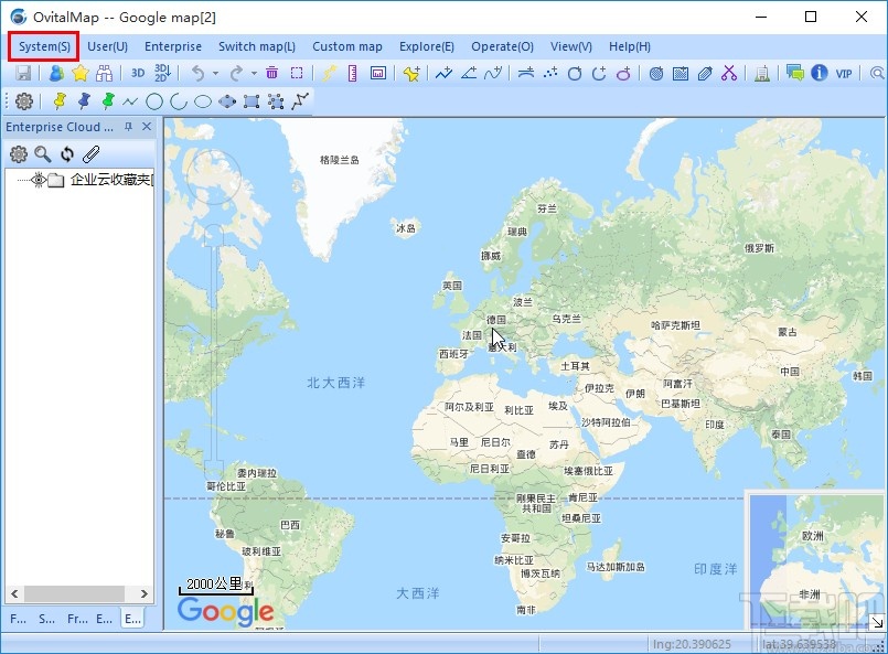 OvitalMap设置中文界面的方法