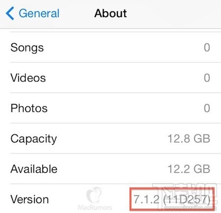 iOS7.1.2更新将于6月27日开始推送