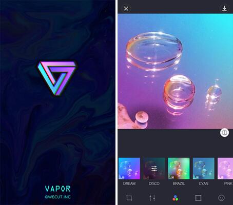 VaporCam蒸汽波相机app使用方法介绍