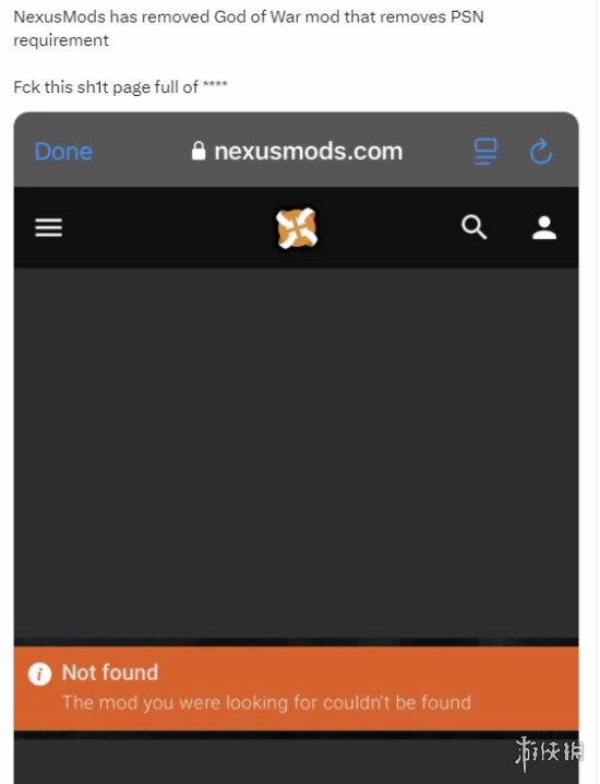 战神5Mod解绑PSN账号功能遭下架，网友们很失望