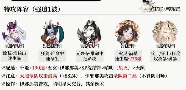 阴阳师超鬼王第一天阵容推荐