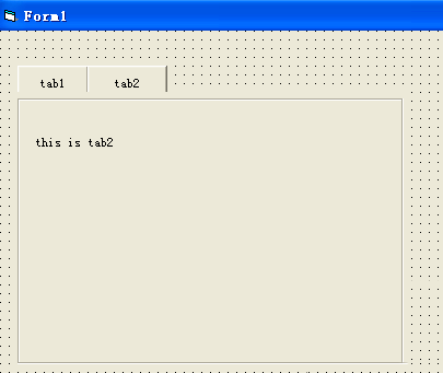 VisualBasic制作一个选项卡式的视窗窗口的操作方法