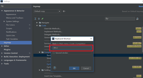 intellijidea设置代码自动提示快捷键的详细方法