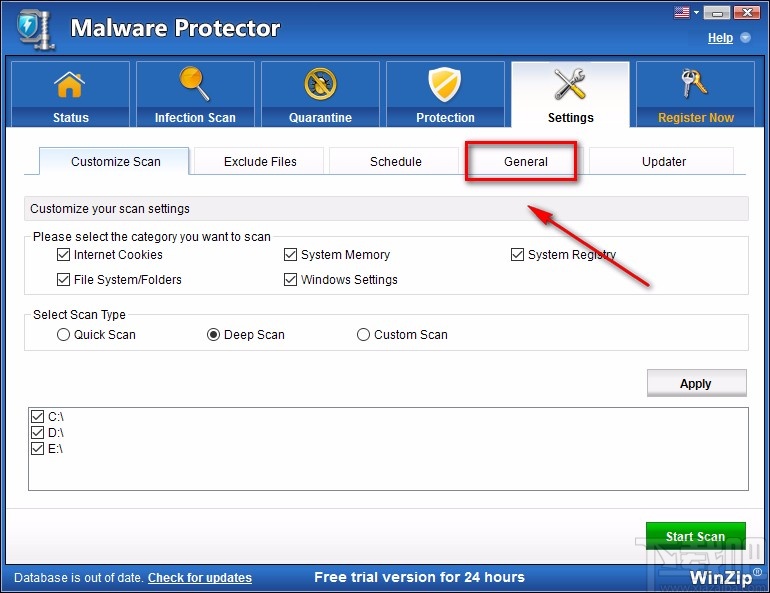 MalwareProtector设置中文的方法