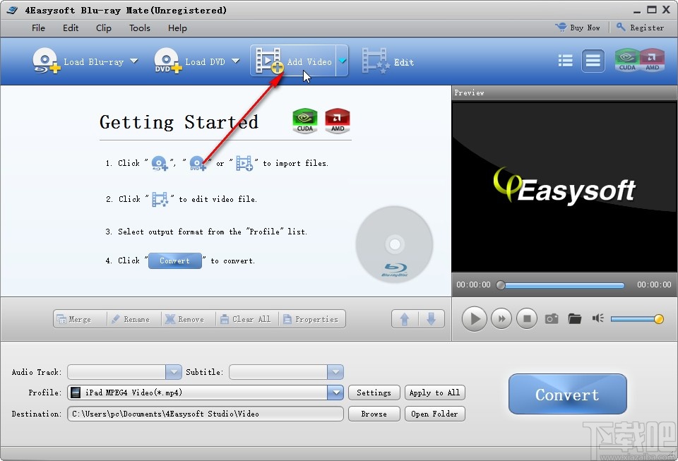 4EasysoftBluRayMate剪切视频的操作方法