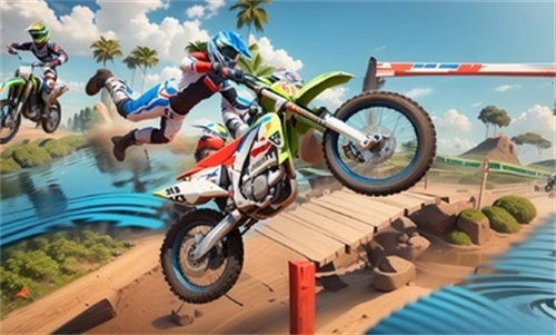 摩托越野赛车MotocrossBikeRacing截图3