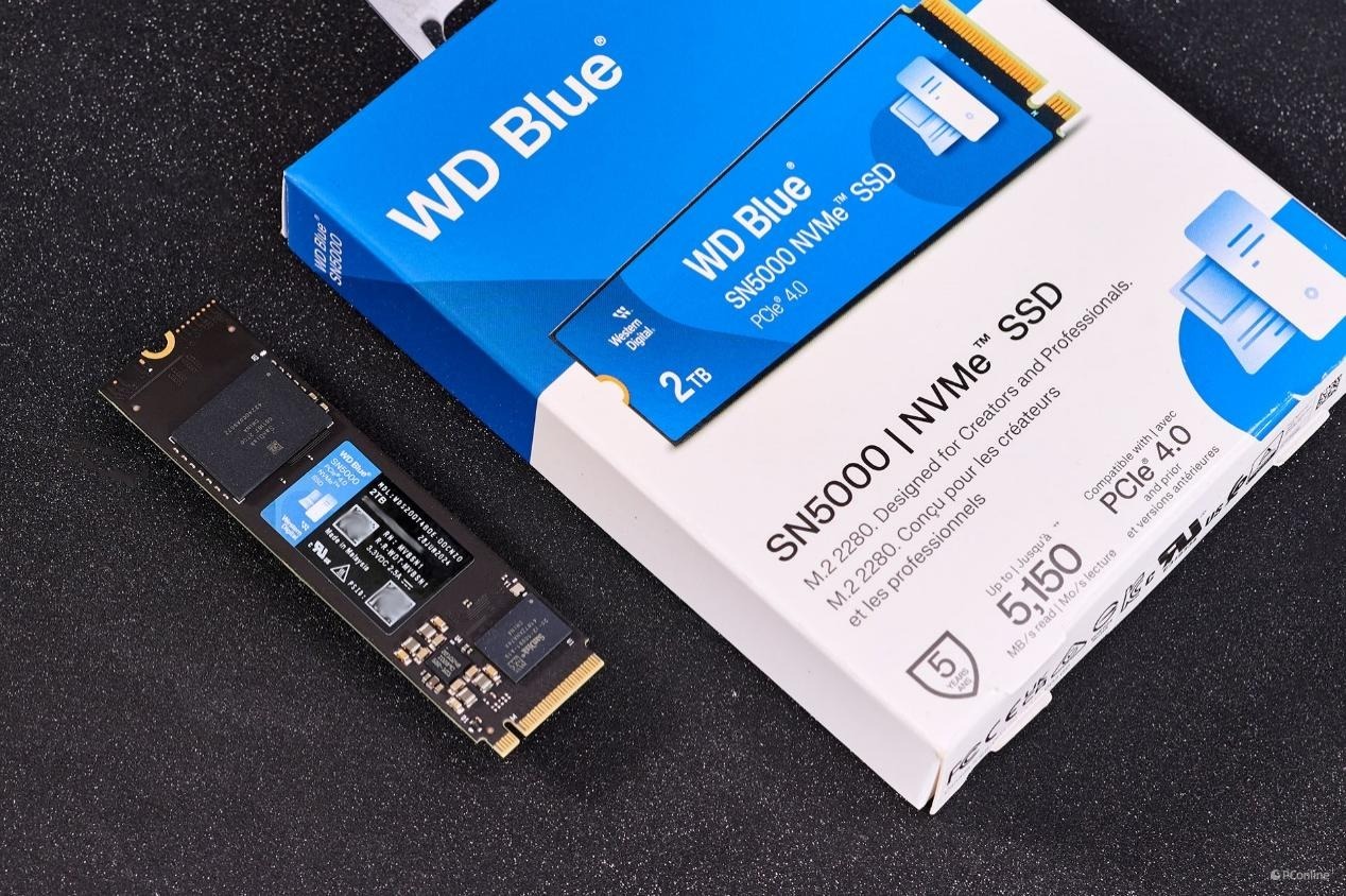 西部数据WDBlue™SN5000NVMe固态硬盘2TB评测：又快又稳，为AI而生