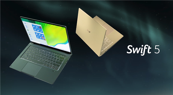 宏碁带来全新Swift5蜂鸟轻薄本：采用Intel11代酷睿