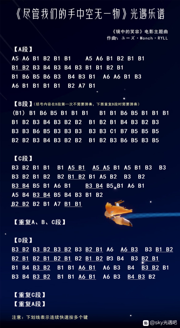 光遇琴谱大全琴谱数字版简谱大全
