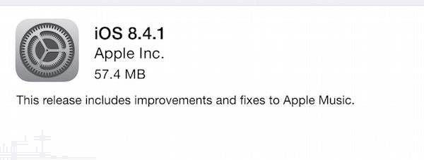 苹果iOS8.4.1更新推送感谢信再次致谢中国“太极越狱”团队