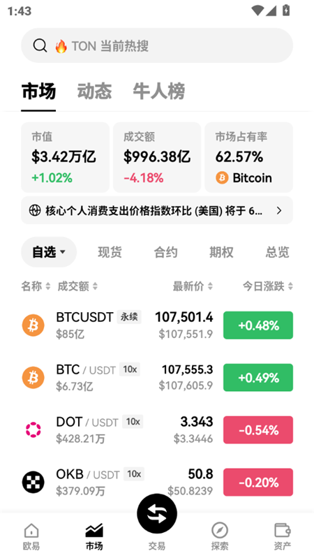 欧eapp交易所app