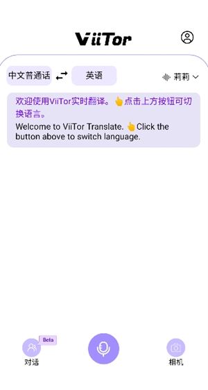 viitor实时翻译