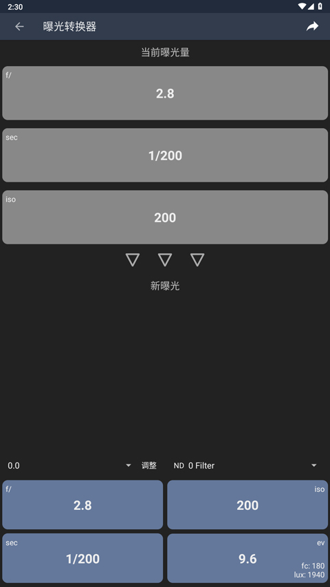 light meter