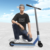 踏板车空间无限金币版ScooterSpace图标