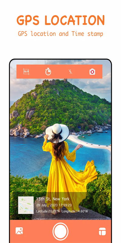 Camera with GPS Location