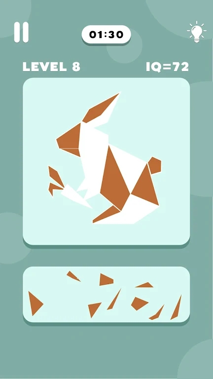 七巧板形状拼图游戏(Tangram Shape Puzzle)
