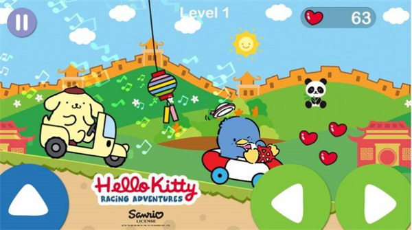 凯蒂猫飞行冒险破解版无限爱心版图3