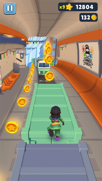 地铁跑酷无限金币无限钥匙版SubwaySurf图2