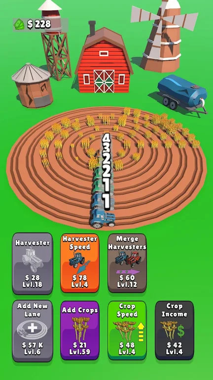 闲置圆形农场游戏(Idle-Circle-Farm)图2