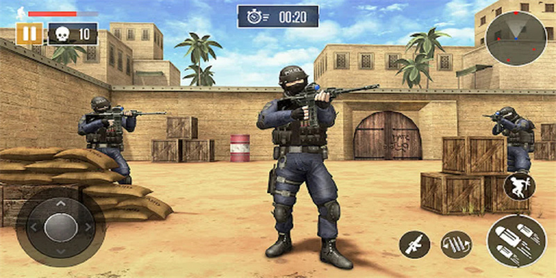 FPS火焰射击生存游戏(Fps Fire Battleground India)图2