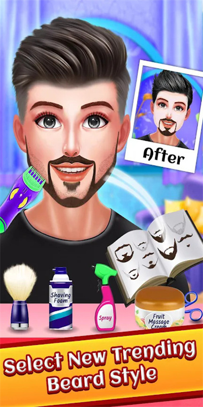 印度名人胡子沙龙游戏(indian celebrity beard salon)图3