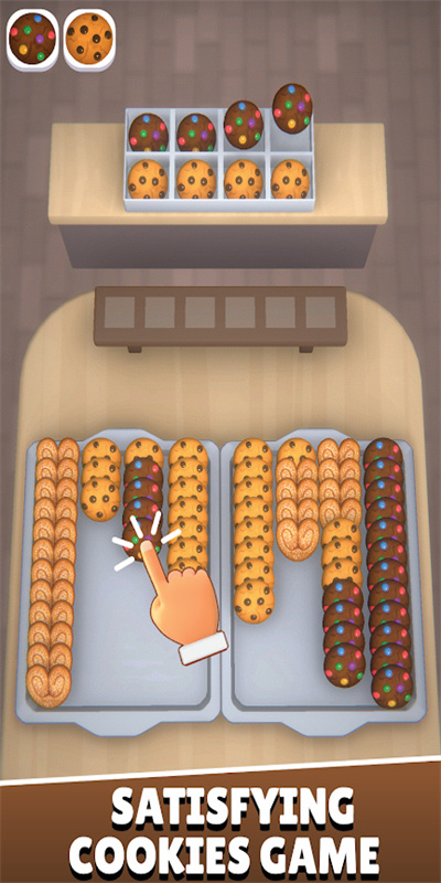 饼干分类3d游戏(Cookie Pack 3D)图3
