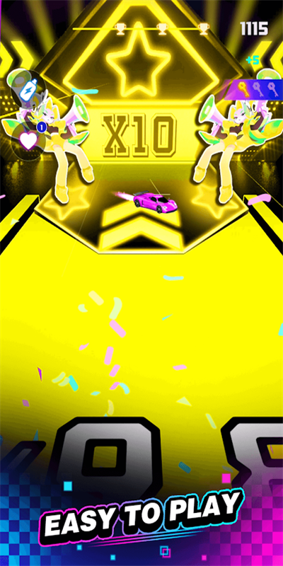 节奏赛车音乐围棋游戏(Rhythm Racer)图3