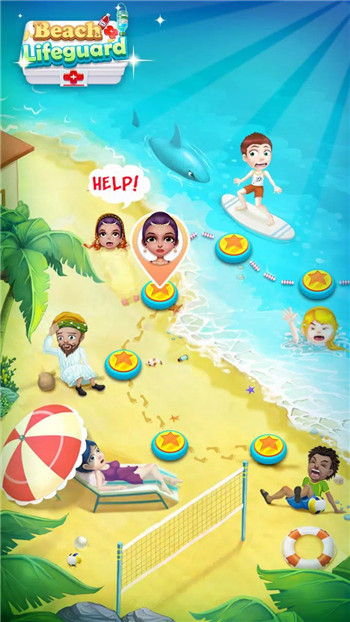 海滩救援派对医生游戏(beach rescue - party doctor)图1