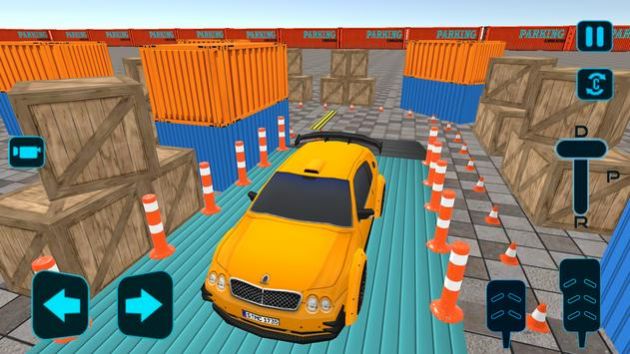 真实现代停车场3D图2