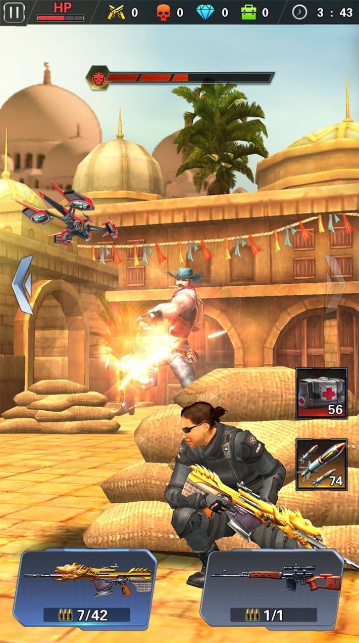 现代枪战射击3D图3