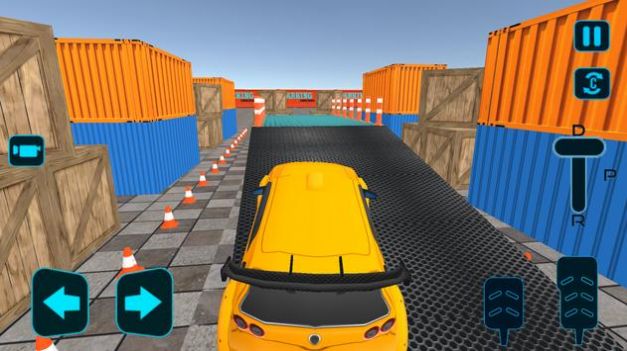 真实现代停车场3D图3