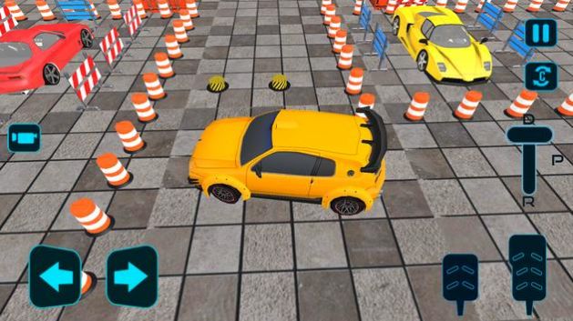 真实现代停车场3D图1