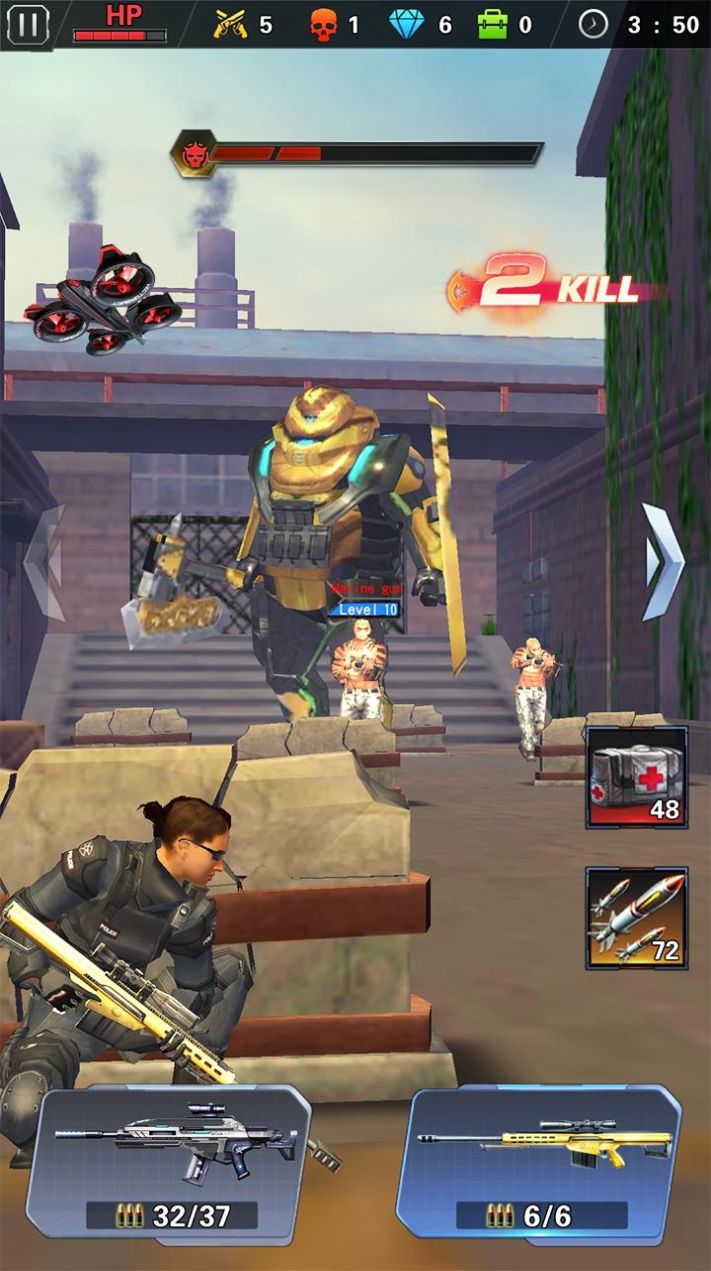 现代枪战射击3D图2
