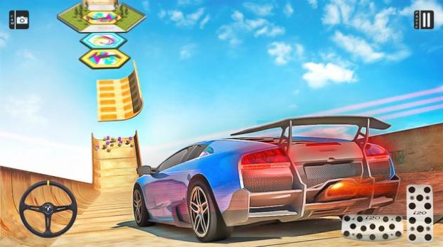超跑巨型坡道特技3D图1